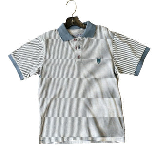 Munster blue/white collared tshirt, 8 years