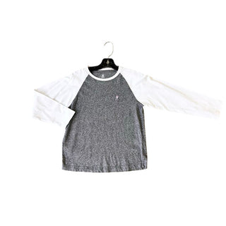 Pyscho Bunny grey/white long sleeve, 7-8 years