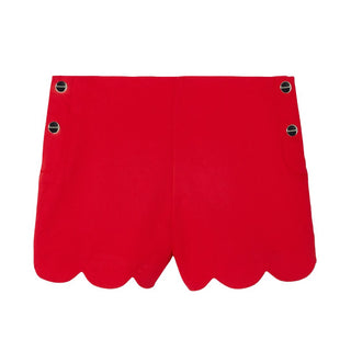 Jacadi Red Scalloped Shorts, 10 years