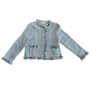 Il Gufo Blue Tweed Button Cardigan, 10 years