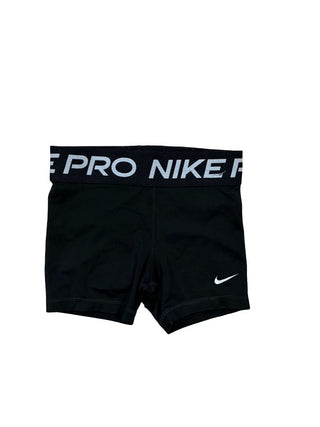 Nike Black Shorts with Nike Pro Waistband, Medium Youth