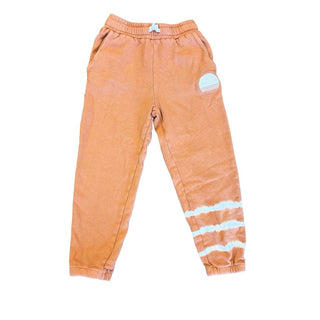 Tiny Whales orange sweatpants, 6 years