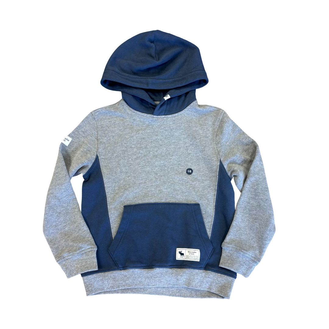 Abercrombie & Fitch grey/navu sweatsuit, 7-8 years