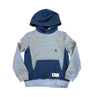 Abercrombie & Fitch grey/navu sweatsuit, 7-8 years