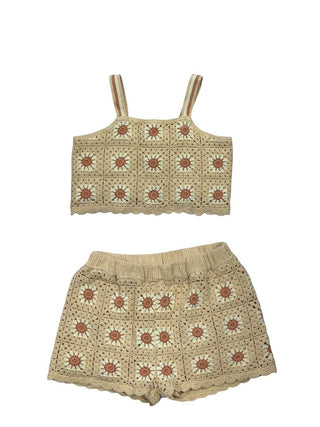 Rylee + Cru Sunburst Crochet Set , 8-9 years