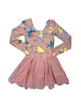 Stella McCartney Fairy Print Combination Tulle Skirt Dress, 10 years