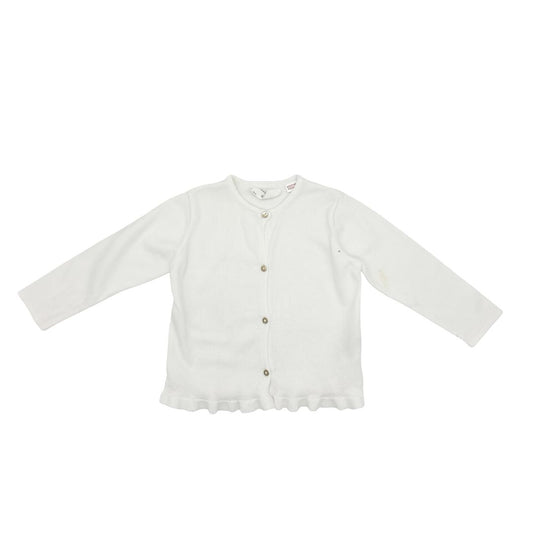 Zara white knit cardigan, 12-18 months