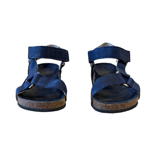 Bonton Navy blue Velcro sandals, Euro 26 little kid