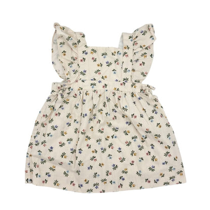 Zara linen floral dress, 18-24 months