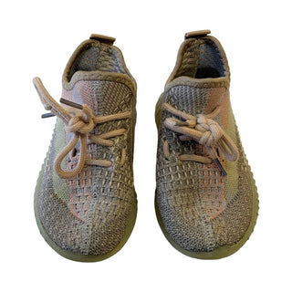 Adidas Yeezy Boost 350 V2 sneakers in sand/taupe, Euro 27 little kid