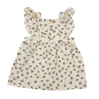 Zara linen floral dress, 18-24 months