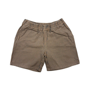 Bonton Orange shorts w/blue stripes, 3 years