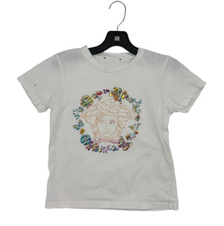 Versace White tshirt w/paint stain, 8 Years