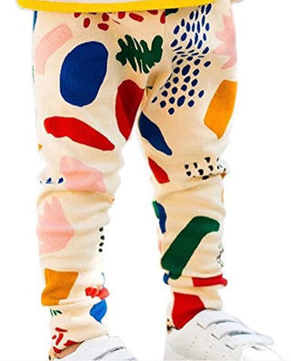 Bobo Choses Geometric shapes graphic leggings, 6-7 years