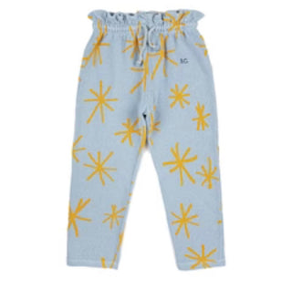 Bobo Choses Blue sparkle all over jogging pants, 2-3 years