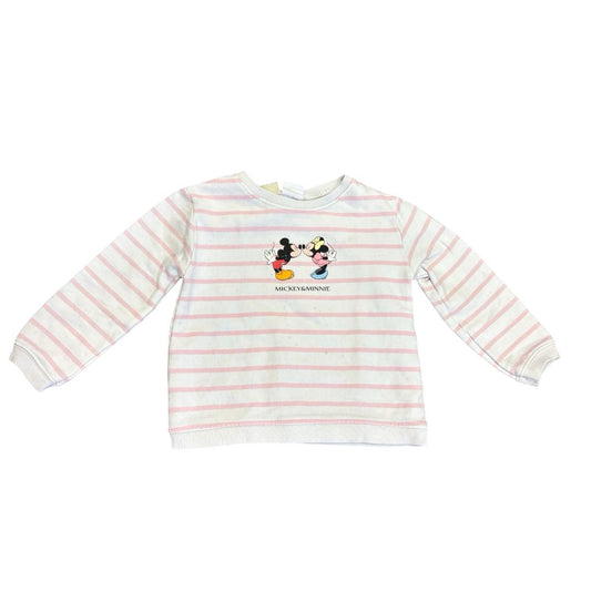 Zara Mickey & Minnie sweathshirt, 3-4 years