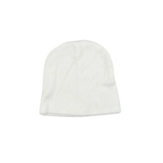 No name white eyelet hat, 1-3 months