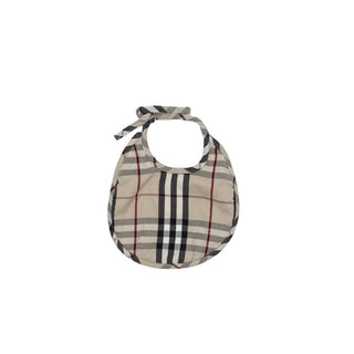 Burberry signature plaid bib, 6 months