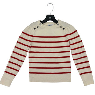 Jacadi Cream/red stripped sweater , 8 Years