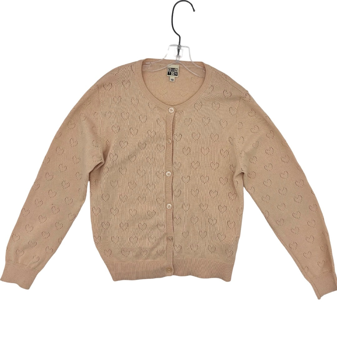 Bonton Peach cardigan, 10 Years