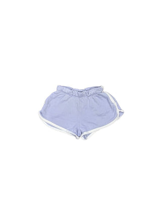 Katie J Light Lavender Shorts with White Stripes, Large