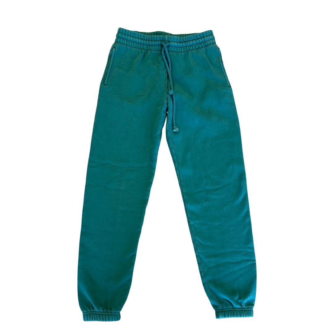 Tna green cozy fleece sweatpants, xs