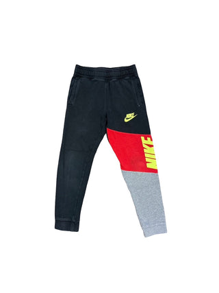 Nike Black sweats w/red and grey colour block, M