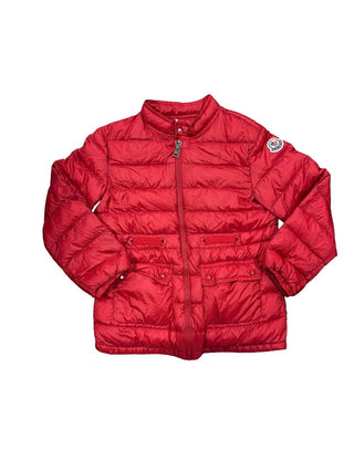 Moncler Bright Red Puffer Jacket, 8 years