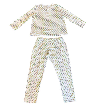 Roller Rabbit x Stoney Clover Palm Dreams rainbow pajama's, medium womens