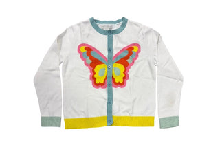 Stella McCartney Button Down Cardigan Knit with Butterfly, 8 years
