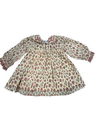 Emile & Ida Dress with flowers, 2 years