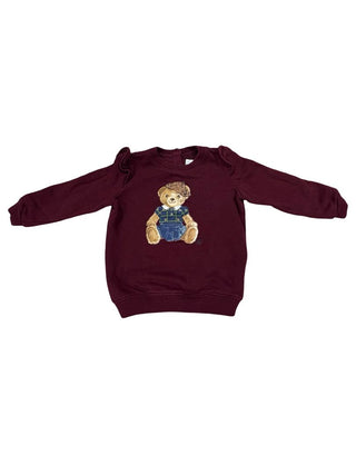 Ralph Lauren red sweater with polo bear, 24M