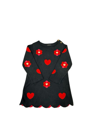 Jacadi Sweater/dress with hearts, 24m