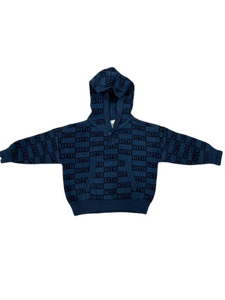 Kith Blue sweatshirt with navy writing, 0-3