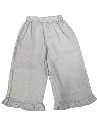 Zara Purple tank top with ruffles and Pant Set, 3y