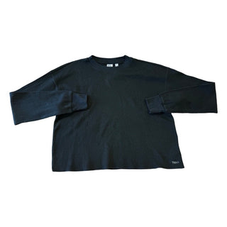 Tna Black waffle long sleeve, Women’s 2xs