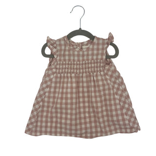 Pehr Pink dress w/small stain, 6-12 months
