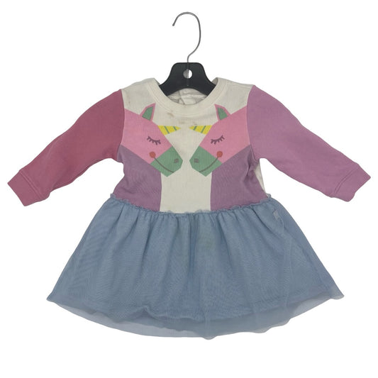 Stella McCartney Unicorn dress w/stain, 12 Months