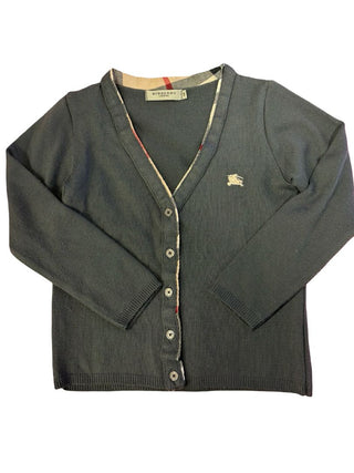 Burberry Gray cardigan with logo, 5-6 years