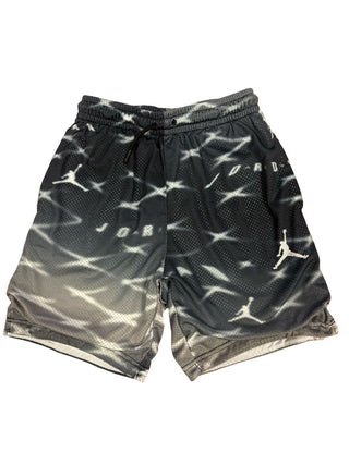 Jordan gray and white tie- dye shorts, youth M