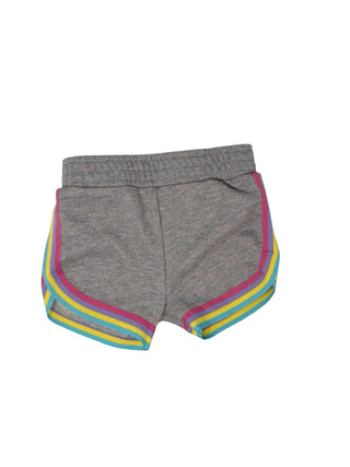 Appaman Speckled grey rainbow trim shorts, 6 years