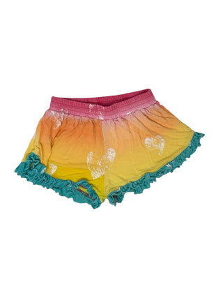 Flowers By Zoe Heart rainbow shorts, 4-6 years