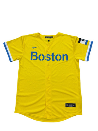 Genuine merchandise Yellow and blue Boston Jersey, youth L