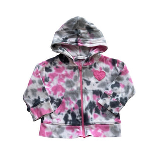 Little Mish Tie Dye heart sweatshirt, 12 Months