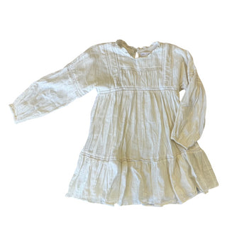Zara Textured long sleeve dress w/tiered detailing, 9 years