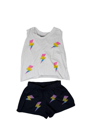Firehouse Thunder tshirt and short set, 4-6 years xxs