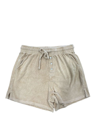 Donni Beige terry shorts, M