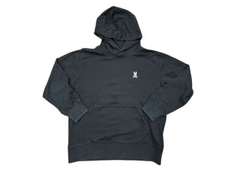 Psycho Bunny Black sweatshirt with bunny logo, 10-12 (medium)