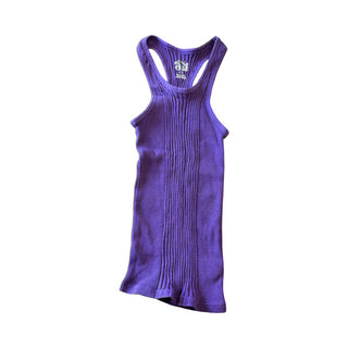 Sun Child Purple racerback ribbed tank top, 10 years