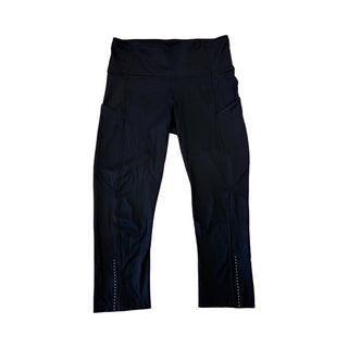 Lululemon Black fast & free high rise cropped leggings, 6